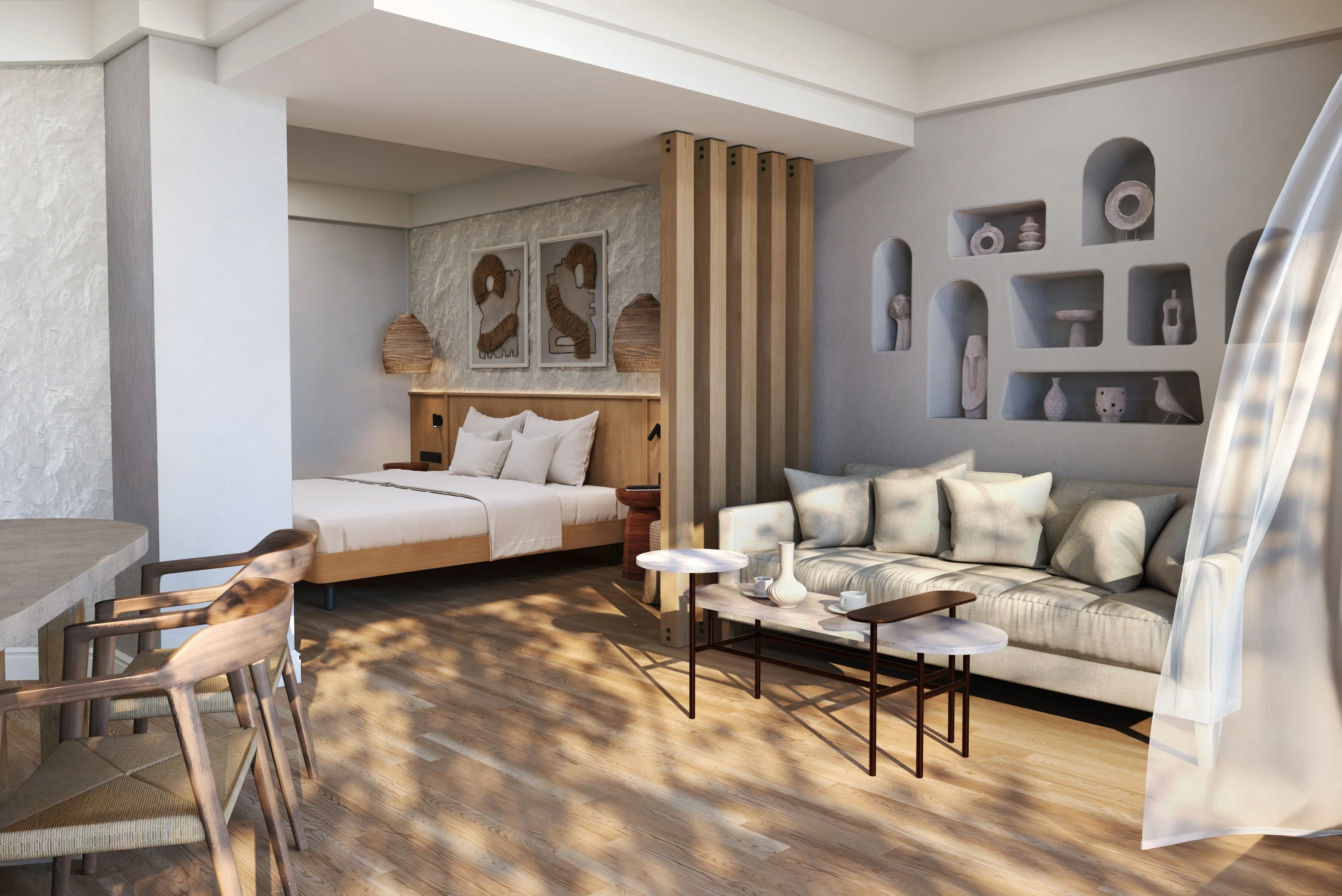 Deluxe Guest Room, Pool View (Terrace)