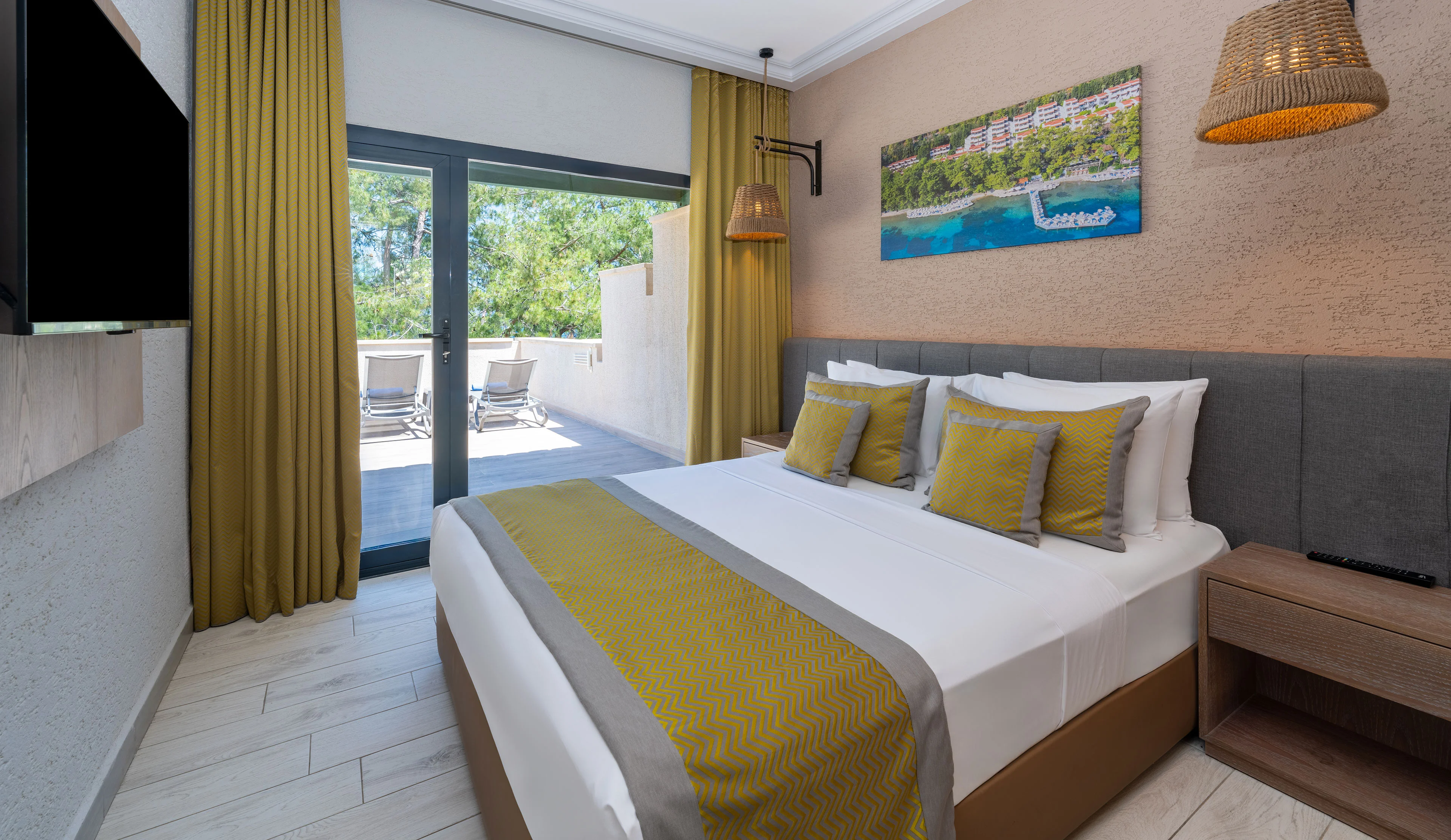 Aile Bungalov Superior Odası, Bahçe Manzaralı