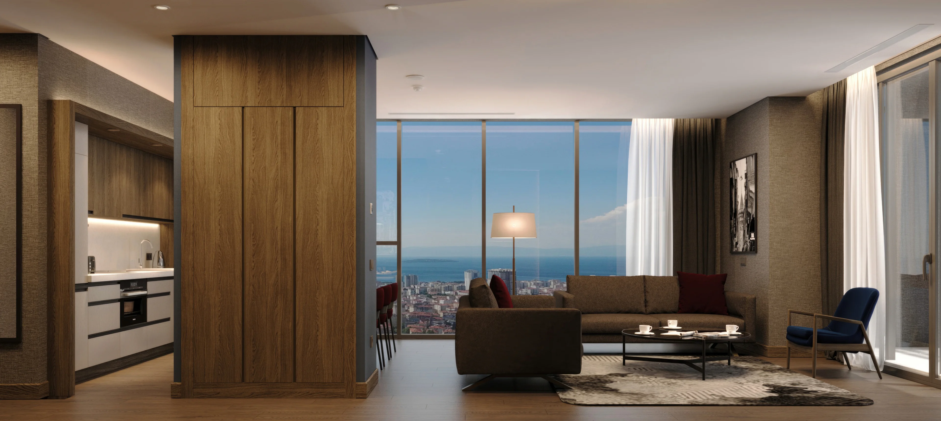 Premium Apart Apartment Room, City View